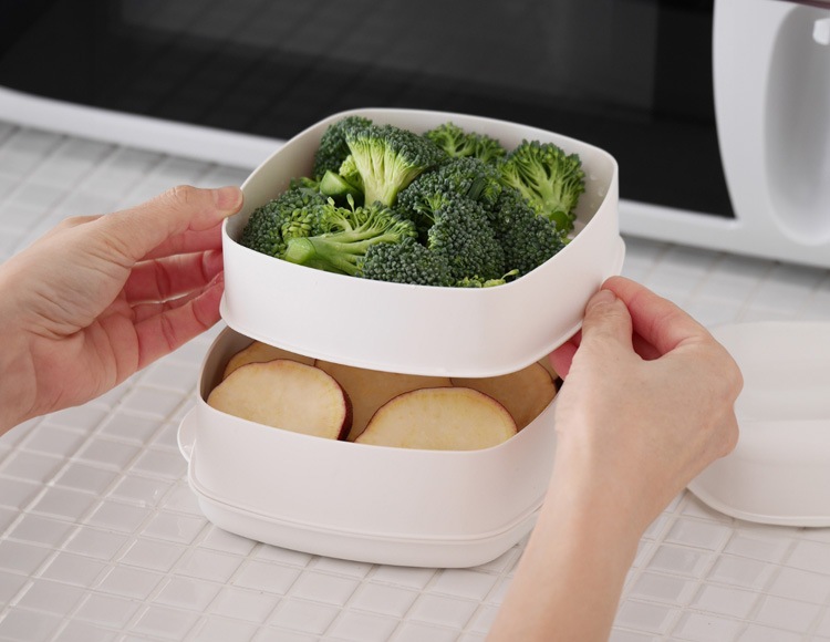 MOST ふたしな セイロ レンジ調理器具 食洗機 対応