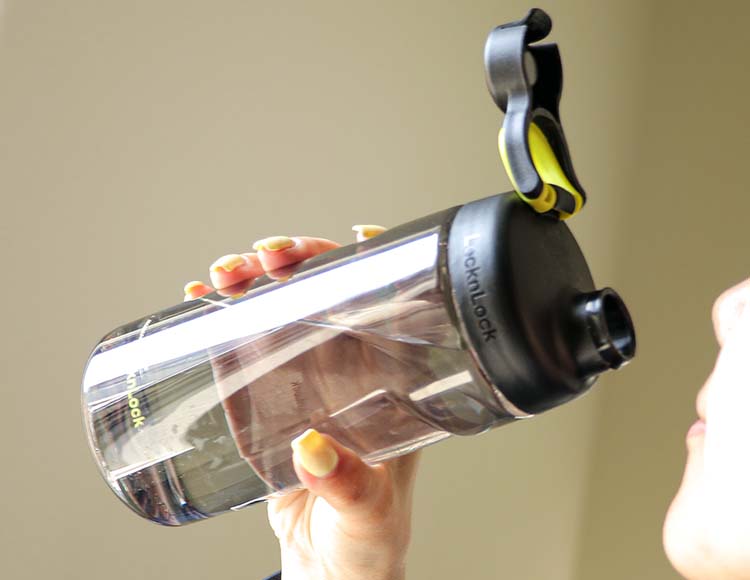 ロック＆ロック Active ウォーターボトル 550ml ブラック