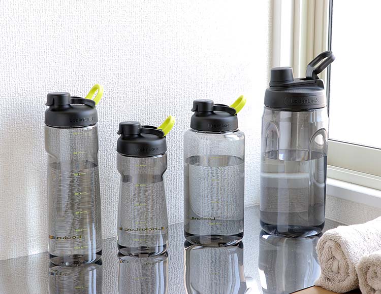 ロック＆ロック Active ウォーターボトル 550ml ブラック