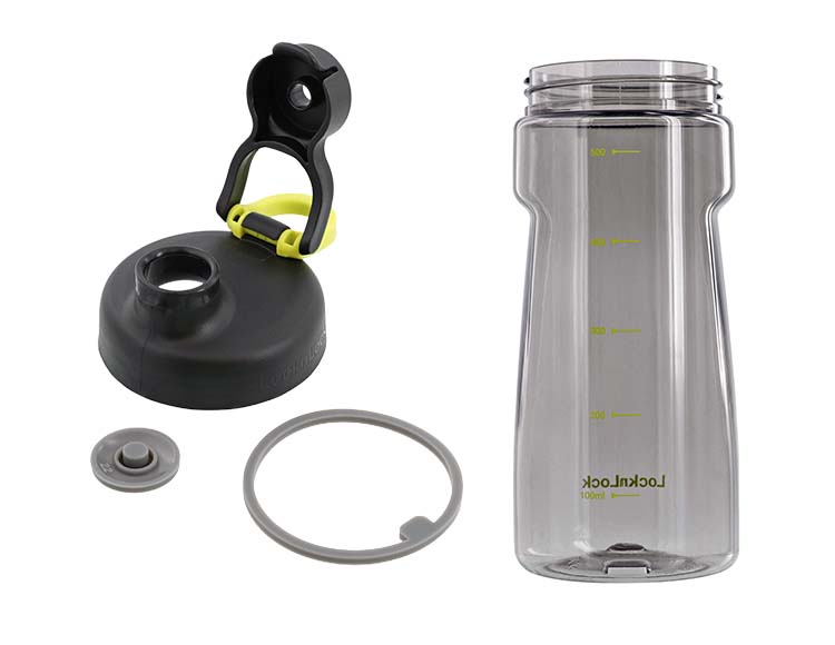 ロック＆ロック Active ウォーターボトル 550ml ブラック