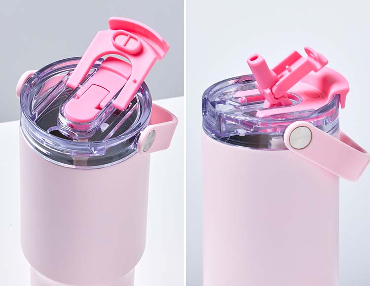 【公式販売店】CAROTE(カローテ) Catch Handle タンブラー ストロー付き 880ml 保冷専用