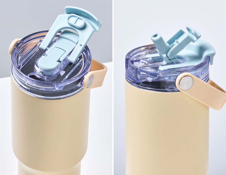 【公式販売店】CAROTE(カローテ) Catch Handle タンブラー ストロー付き 880ml 保冷専用