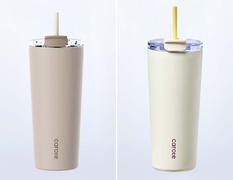 【公式販売店】CAROTE(カローテ) Handy Cafe タンブラー ストロー付き 700ml 保冷専用
