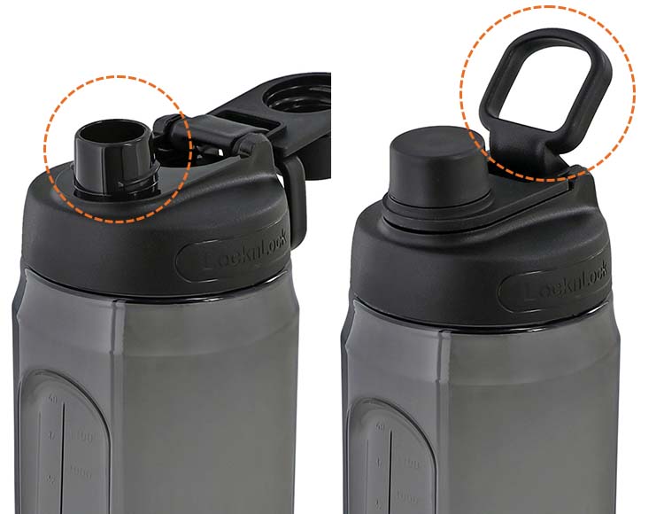 ロック＆ロック Active ウォーターボトル 1.5L ブラック