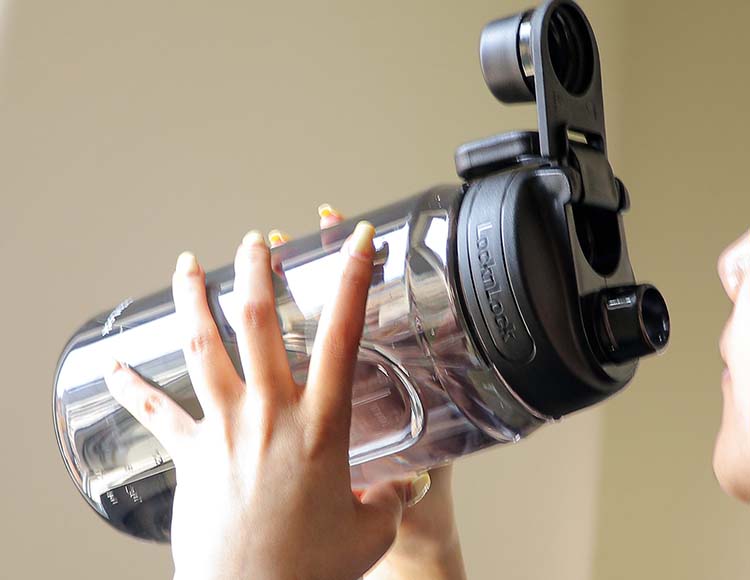 ロック＆ロック Active ウォーターボトル 1.5L ブラック