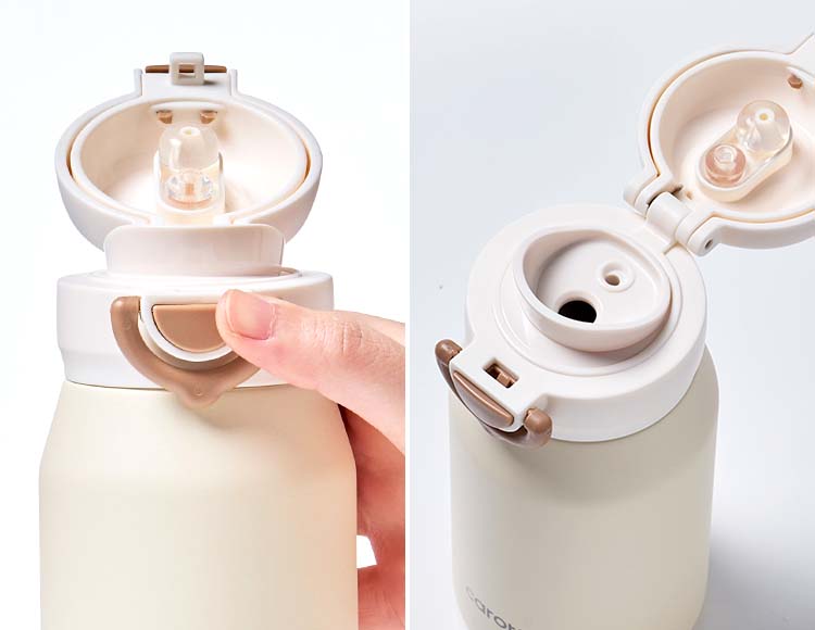 【公式販売店】CAROTE(カローテ) Daily-2Way 保冷専用 マグボトル 350ml ストロー付き