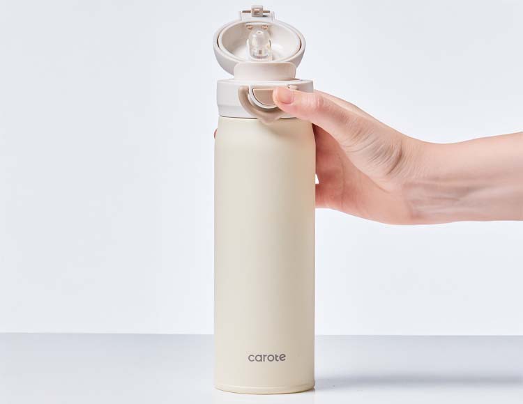 【公式販売店】CAROTE(カローテ) Daily-2Way 保冷専用 マグボトル 480ml ストロー付き