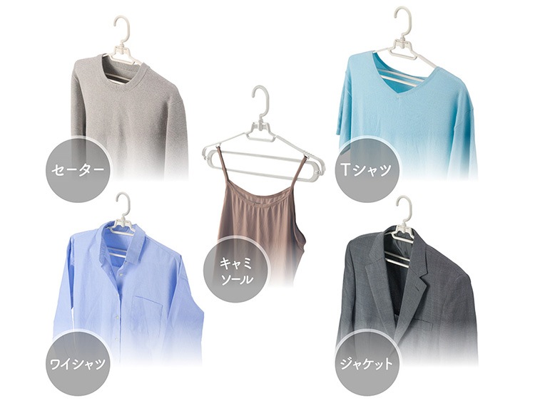Flaundry (フランドリー) しっかり乾く ハンガー 5本入り