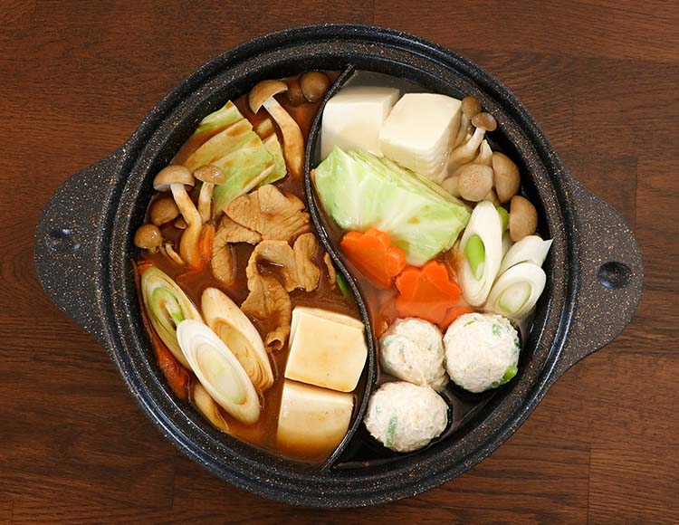 マーブルダイヤモンドコート 二食鍋 22cm 1-2人前 IH ガス火対応 ガラス蓋付