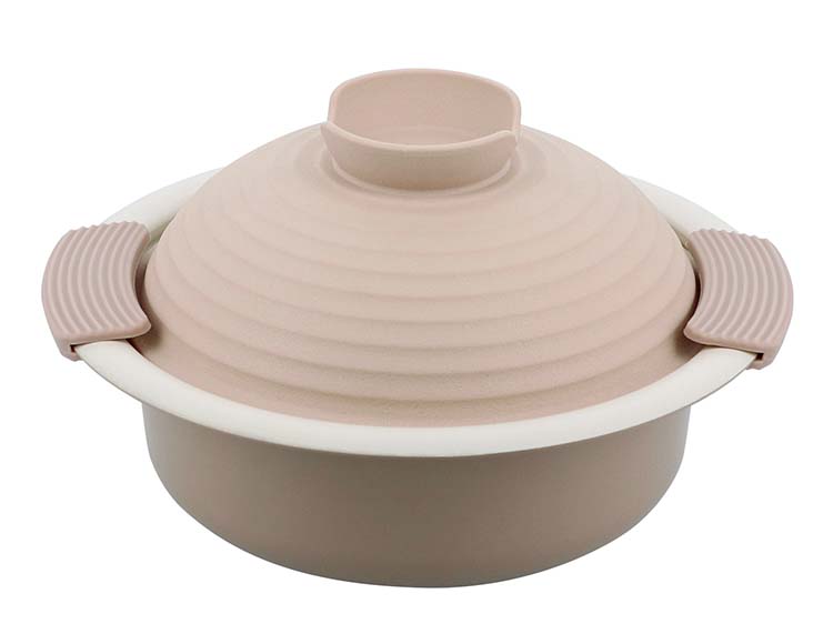 [蓋が取り皿になる] プチ 卓上鍋 18cm IH ガス火対応 シリコーンミトン付属