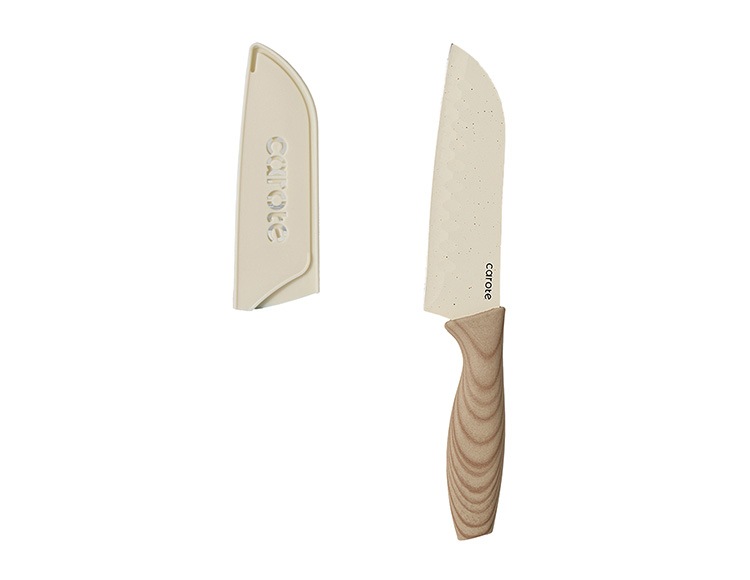 【公式販売店】CAROTE(カローテ) さや付きセラミック塗装 三徳包丁 135mm