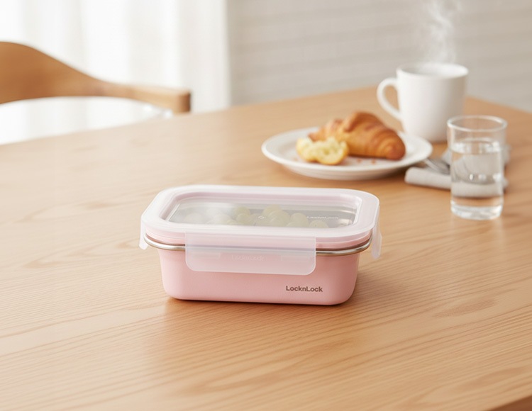 ロック＆ロック カラーステンハード 400ml 電子レンジ オーブン 冷凍 食洗機対応
