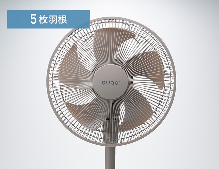 [数量限定] DCモーターで省電力 扇風機 リビングファン 風量設定12段階 ライトグレー