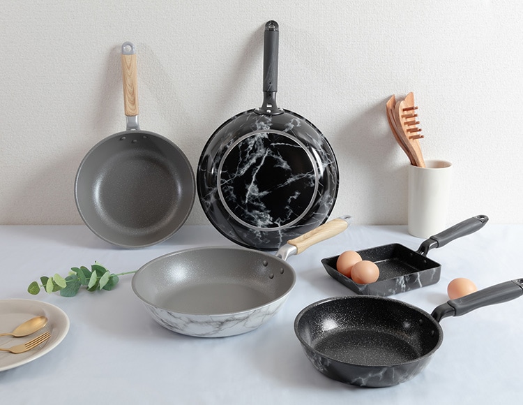 MARBLE KITCHEN ウォックパン ガス火対応 24cm