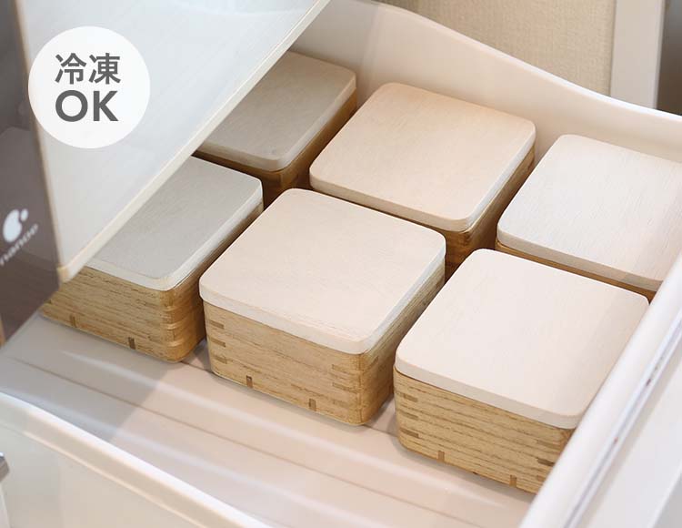 kirisai (キリサイ) 桐製ごはん容器 小 電子レンジ冷凍対応 日本製 
