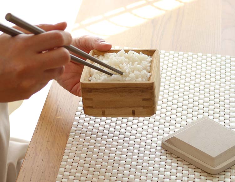 kirisai (キリサイ) 桐製ごはん容器 小 電子レンジ冷凍対応 日本製 