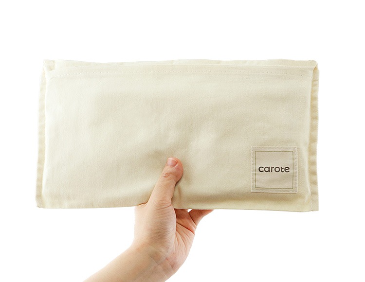 【公式販売店】 CAROTE （カローテ） 首掛けエプロン アイボリー