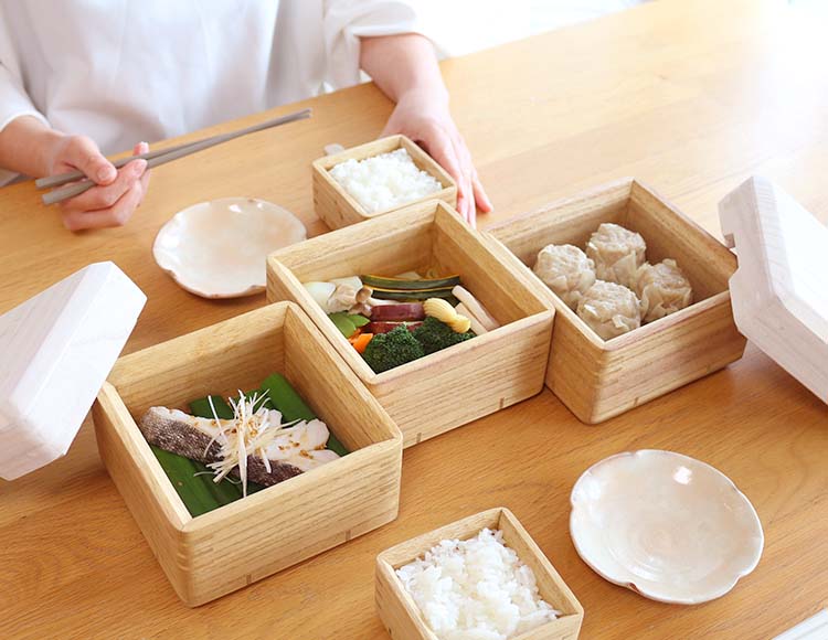 kirisai (キリサイ) 桐製蒸し器 小 すのこ付 電子レンジ冷凍対応 日本製