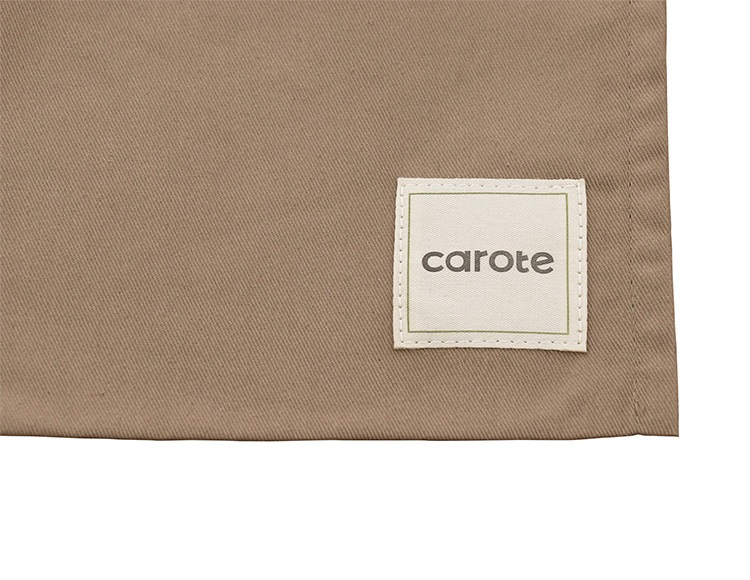 【公式販売店】 CAROTE （カローテ） バッククロスエプロン ブラウン