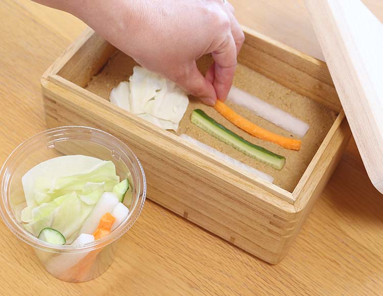 kirisai (キリサイ) 水抜きいらず 桐製冷蔵ぬか漬け容器 日本製 