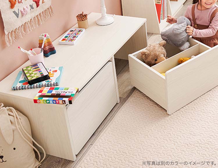 3WAY 収納 ベンチ 90×40×35cm 子供机にも