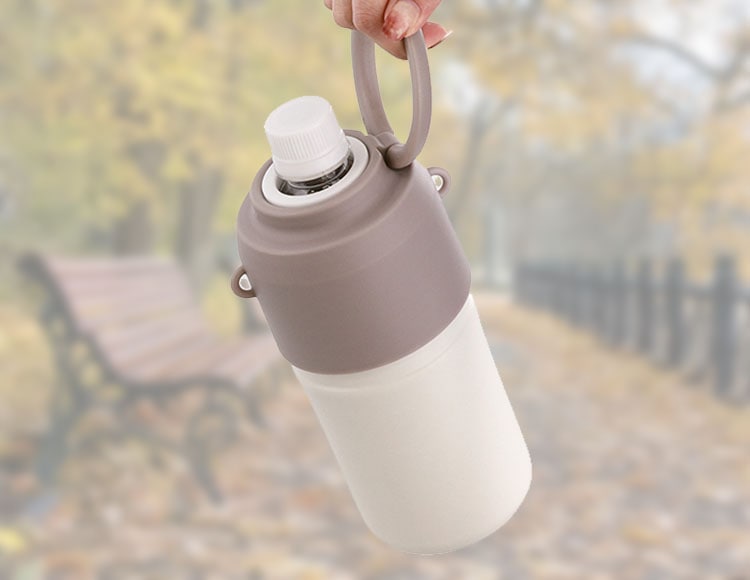 ペットボトルホルダー 300ml-650mlペットボトル対応 保冷 保温 真空二重構造