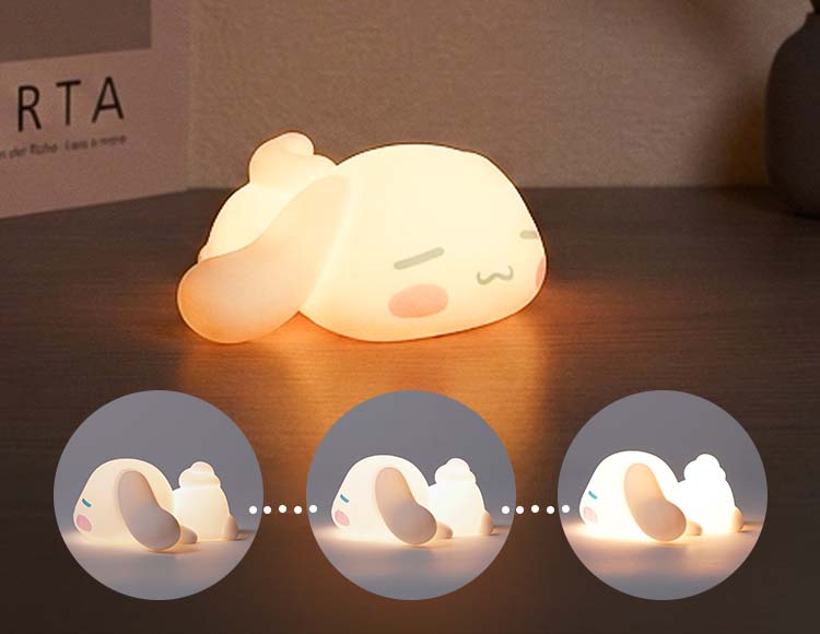 サンリオ 寝そべり ルームライト ハローキティ クロミ シナモロール 電池式