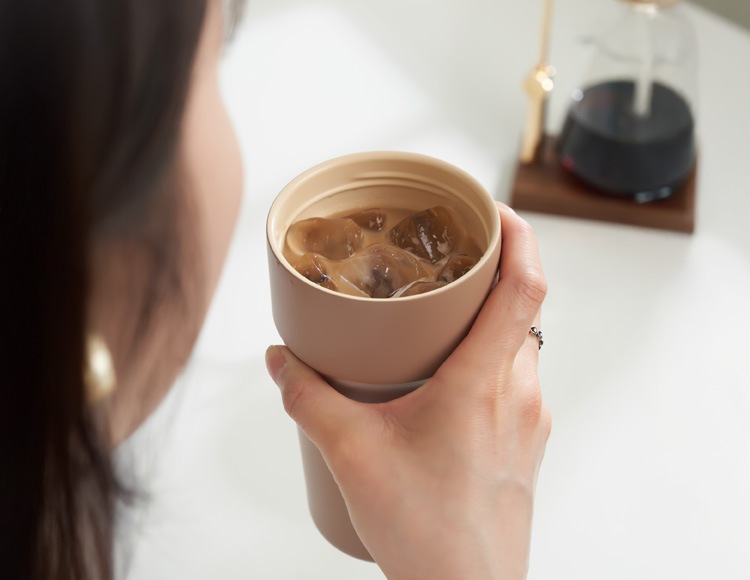 ロック&ロック メトロカフェ セラミック マグカップ 650ml 保冷 保温 真空二重構造