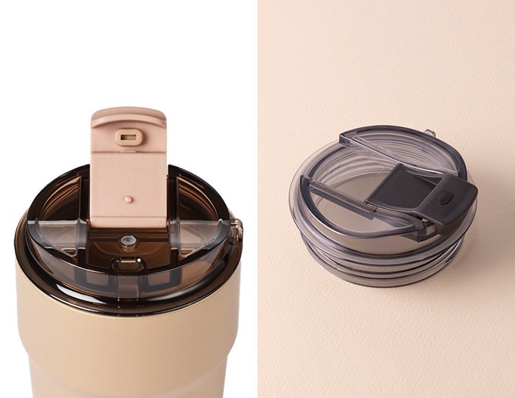 ロック&ロック メトロカフェ セラミック マグカップ 650ml 保冷 保温 真空二重構造