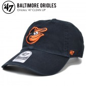 '47 フォーティーセブン ORIOLES 47 CLEAN UP CAP クリーンナップ キャップ 帽子 ストラップバックキャップ メンズ レディース ユニセックス 【送料無料】|▼ ハ行|ブランド