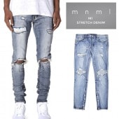 mnml ߥ˥ޥ M1 Stretch Denim Blue M1ǥ˥  ǥ˥ѥ ȥå ᡼ù  ơѡ ˡ å  ̵