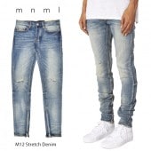 mnml ߥ˥ޥ M12 Stretch Denim M12ǥ˥  ǥ˥ѥ ȥå ᡼ù  ˡ å  ̵