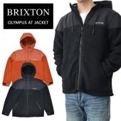 BRIXTON ֥ꥯȥ 㥱å OLYMPUS AT JACKET ե꡼㥱å ܥ㥱å Ĺµ  S-XL ֥å ԥ 03227 ̵