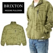 BRIXTON ֥ꥯȥ 㥱å HIGGINS PULLOVER FLEECE ե꡼㥱å ץ륪С åͥå Ĺµ  S-XL ꡼ 02479 ̵