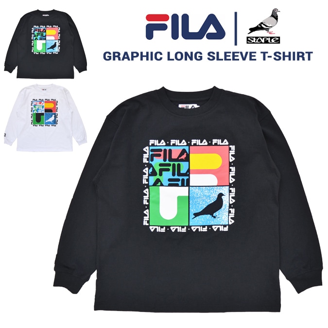 FILA(フィラ)★UNISEX_テニスヘリテージカラー長袖Tシャツ_3色 FILA(フィラ)☆UNISEX_テニスヘリテージカラー長袖Tシャツ_3色