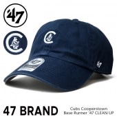 '47 �ե����ƥ������֥� CUBS COOPERSTOWN BASE RUNNER 47 CLEAN UP CAP ���꡼��ʥå� ����å� ˹�� ���ȥ�åץХå�����å� ��� ��ǥ����� ��˥��å��� �� �ͥ��ӡ� ������̵����