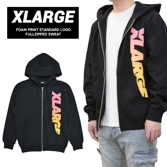 XLARGE エクストララージ パーカー FOAM PRINT STANDARD LOGO