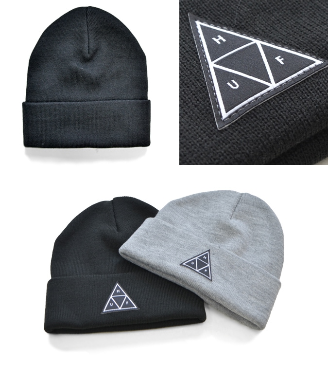 HUF ハフ ビーニー TRIPLE TRAIANGLE CUFF BEANIE ニット