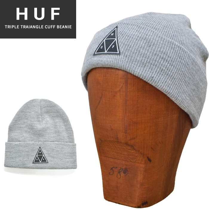 はふ HUF ハフ ビーニー TRIPLE TRAIANGLE CUFF BEANIE ニットキャップ 帽子