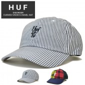HUF (�ϥ�) ����å� DISORDER CURVED VISOR 6-PANEL HAT ˹�� ���ȥ�åץХå�����å� 6�ѥͥ륭��å� CAP �ۥ磻�� �ޥ�� HT00442 ������̵���ۡڥ������
