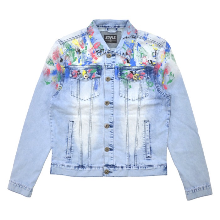 STAPLE ペイントデザイン デニムセットアップ STAPLE ペイントデザイン デニムセットアップ