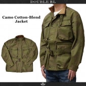 RRL ֥륢륨 Ralph Lauren ե CAMO COTTON BLEND JACKET  åȥ֥ 㥱å ߥ꥿꡼㥱å º   ڥ