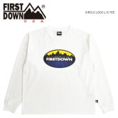 FIRST DOWN �ե������ȥ����� ����T CIRCLE LOGO L/S T-SHIRT TEE T����� ���åȥ��� �ȥåץ� Ĺµ ��� M-XL �ۥ磻�� F971017C ��ñ�ʹ����ξ��ϥ᡼����ȯ���ۡ�����̵���ۡڥ������