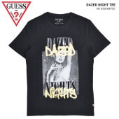 GUESS ゲス Tシャツ DOZED NIGHT TEE 半袖 カットソー トップス メンズ S-XL ブラック M1GI0GK8FQ1 【単品購入の場合はメール便発送】【送料無料】【セール】|▼ 