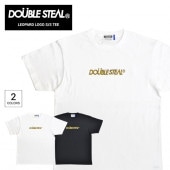 DOUBLE STEAL ダブルスティール Tシャツ LEOPARD LOGO S/S T-SHIRT TEE カットソー トップス メンズ ブラック ホワイト M-XL 911-14002 【単品購