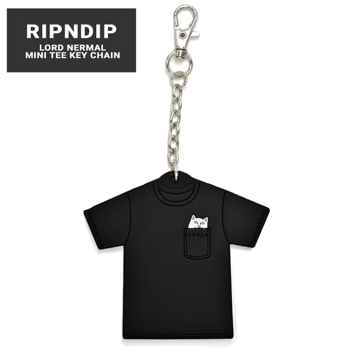 RIPNDIP リップンディップ LORD NERMAL MINI TEE KEYCHAIN