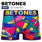 BETONES ビトーンズ ボクサーパンツ アンダーウェア GO CAMPING UNDERWEAR 下着 インナー ショーツ メンズ GOCA001 【単品購入の場合はメール便発送】|▼ ハ行|ブラ