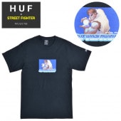 HUF × STREET FIGHTER ハフ × ストリートファイター Tシャツ RYU S/S TEE 半袖 カットソー トップス メンズ S-XL ブラック TS01556 【単品購入の場合はメ