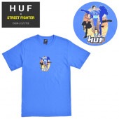 HUF × STREET FIGHTER ハフ × ストリートファイター Tシャツ CHUN-LI S/S TEE 半袖 カットソー トップス メンズ S-XL ブルー TS01555 【単品購入の場