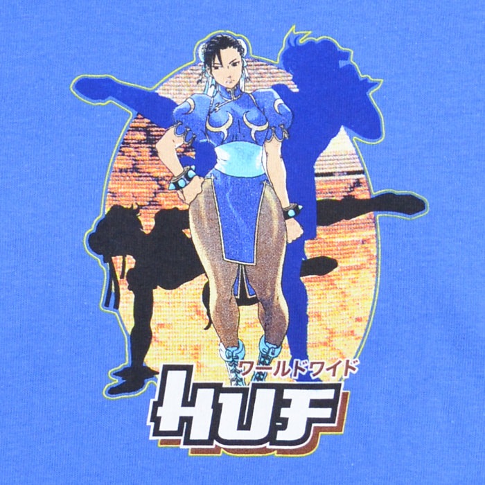 ストリートファイター　チュンリー　huf HUF × STREET FIGHTER ハフ × ストリートファイター Tシャツ CHUN-LI S